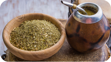 Muestra de yerba mate a granel