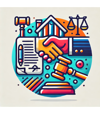 •	Real Estate Consulting & Legal Assistance: "A real estate agent discussing property investment."