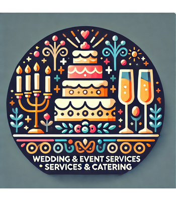 •	Wedding & Event Services & Catering: "A beautifully set wedding venue with elegant decorations."