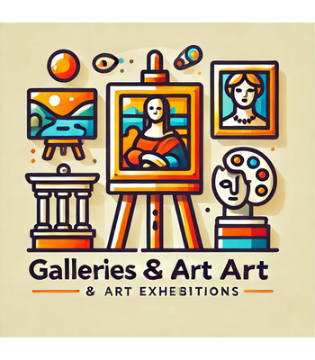 Art lovers exploring a contemporary gallery exhibition