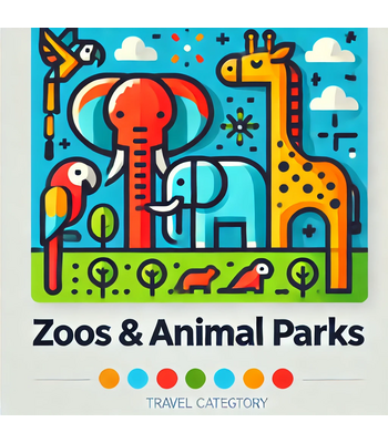 •	Zoos & Animal Parks: "A curious giraffe interacting with visitors at a zoo."