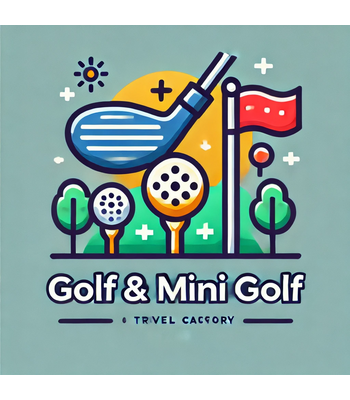 •	Golf & Mini Golf: "A golfer preparing for a perfect shot on a lush green course."