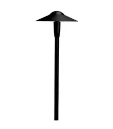 Dome Path Light in Black by Kichler 15810BKT27R