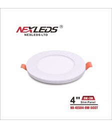 9W Slim Panel Downlight with Multi-Color Options Nexleds NX-4ES04-5CCT