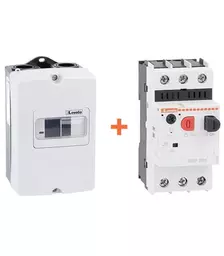 Manual Motor Starter 4-6.5A with Enclosure Lovato SM1P0650KIT