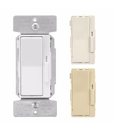 600W/300W LED Decorator Dimmer Switch in Tri-Colour by Cooper DUL06P-C2