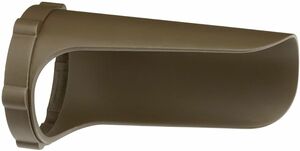 Weather-Resistant Snap-On Cowl for Garden Lighting Kichler 15704AZTP
