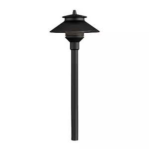 Path Light on 18" Riser, Bulb Required - FX Luminaire PLNL18RFB