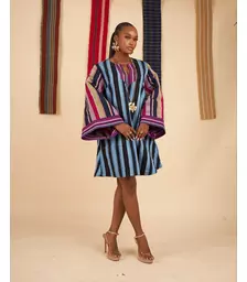Olamide Aso oke Dress