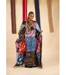 Pelumi Patchwork Adire BouBou