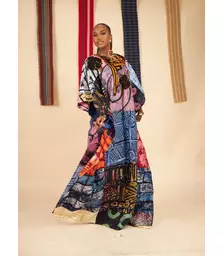 Pelumi Patchwork Adire BouBou