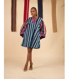 Olamide Aso oke Dress