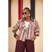 Esohe Aso Oke Cropped Trench Jacket