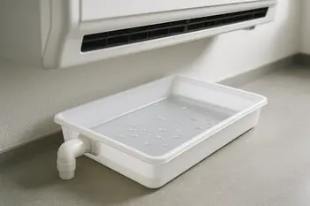 bac de récupération sous climatiseur