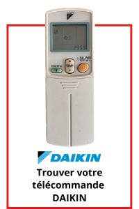 télécommande Daikin