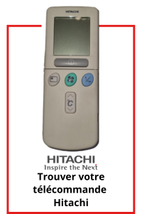 télécommande climatiseur Hitachi