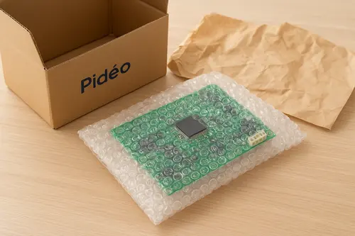 emballer une carte électronique