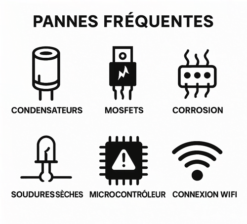 Pannes carte électroniques climatiseurs
