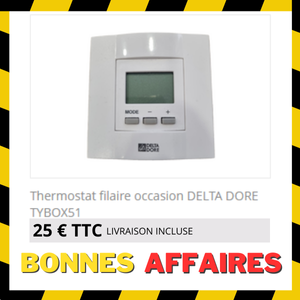 Thermostat delta dore pas cher