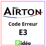code panne E3 AIRTON