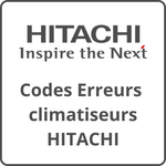 codes erreurs climatisation hitachi