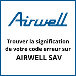 CODE ARREUR AIRWELL