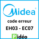 CODE erreur EH03 Midéa