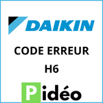 CODE H6 CLIMATISEUR DAIKIN