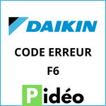 CODE PANNE F6 DAIKIN