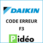 CODE PANNE F3 DAIKIN