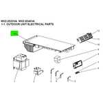 Carte électronique MXZ-2D33VA Mitsubishi Electric