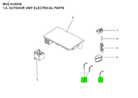 sonde carte Mitsubishi electric muz-hj50