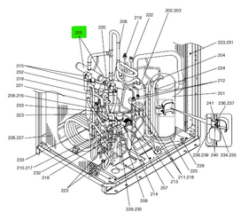 Vanne 4 voies PUHY-HP200 Mitsubishi Electric