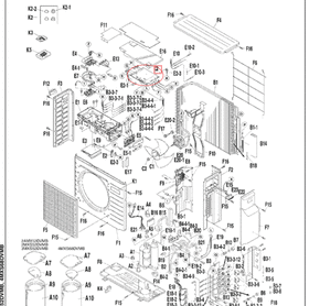 vue éclatée 2MXS52 DAIKIN