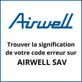 CODE ARREUR AIRWELL