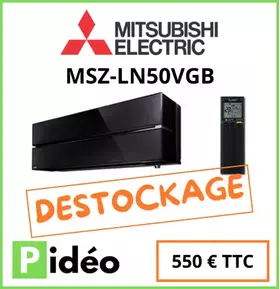 Unité LUXE MSZ-LN50VGB Mitsubishi Electric