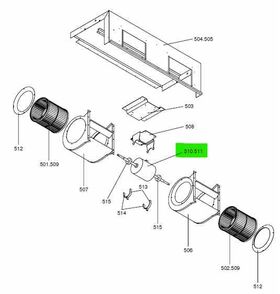 moteur ventilation ref E27332300  Mitsubishi Electric