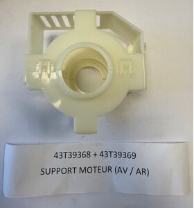 support plastique moteur 43T39368