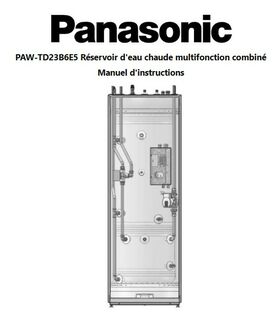 notice Combo Tank Panasonic PAW-TD23B6E5