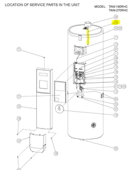 position anode TAW270-RHC