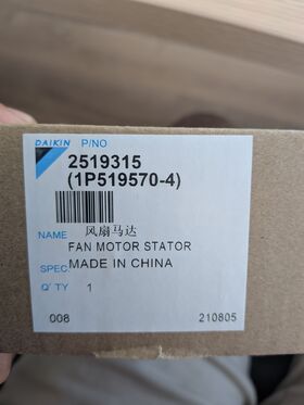 Moteur FTXS25 DAIKIN