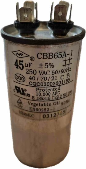 condensateur CBB65A