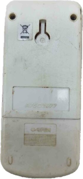 arrière télécommande A75C3077