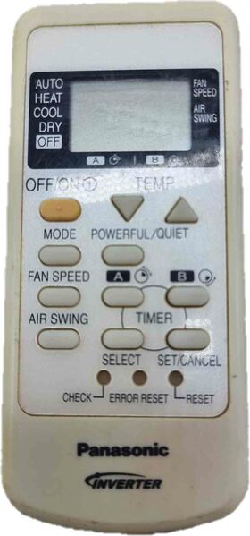 télécommande A75C3077  pour clim Panasonic
