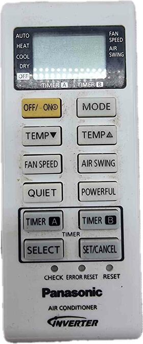 télécommande A75C4165 clim panasonic