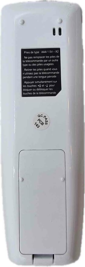 arrière télécommande YAP1FB2 heiwa