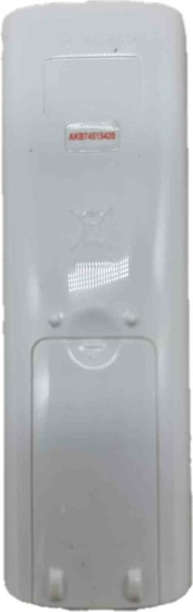 vue arrière télécommande clim LG AKB
