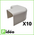 coude 90 en 80 mm goulotte