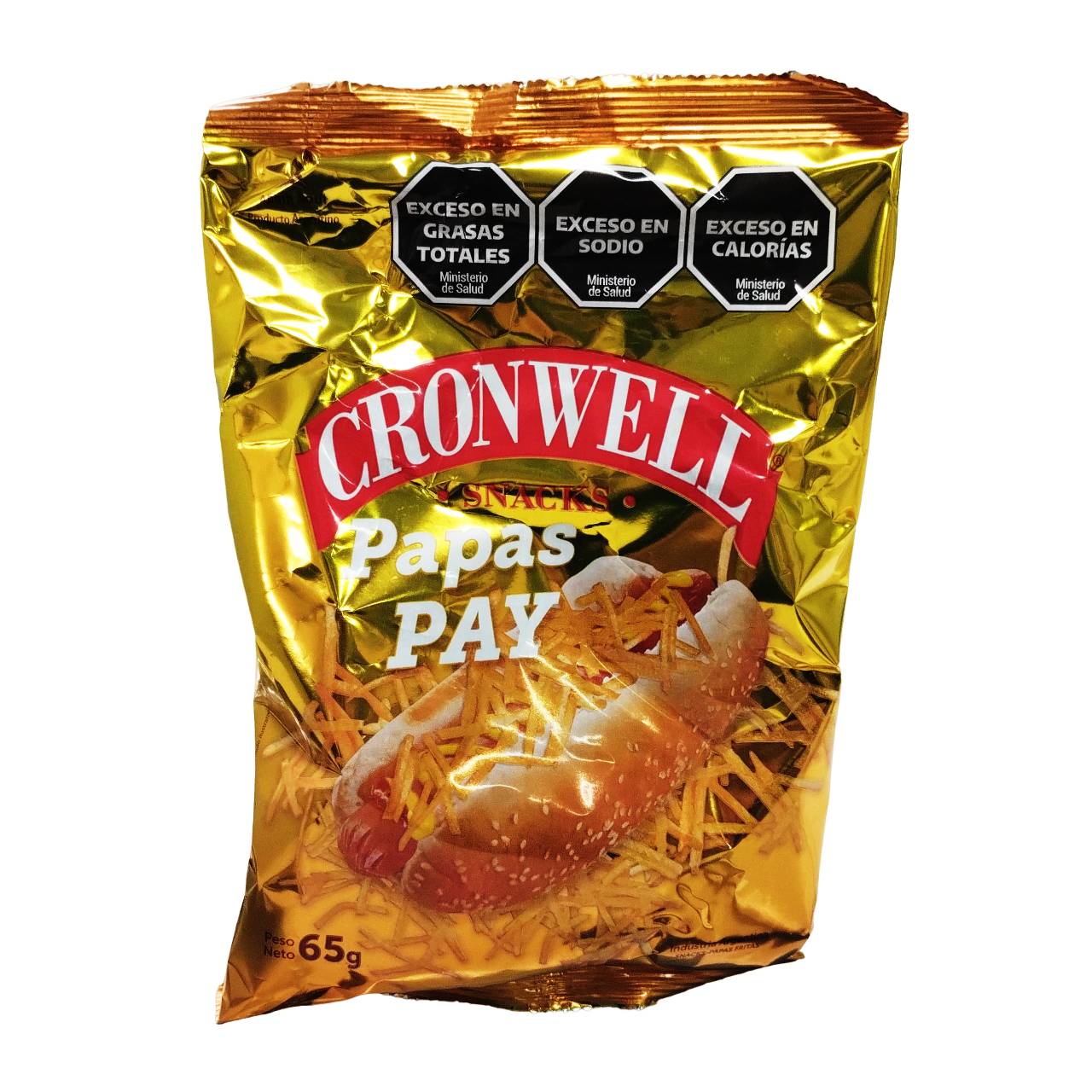 Cronwell Snacks Papas Pay Potato Sticks Crunchy Snack Perfect Hot Dog  Topping, 65 g / 2.29 oz bag