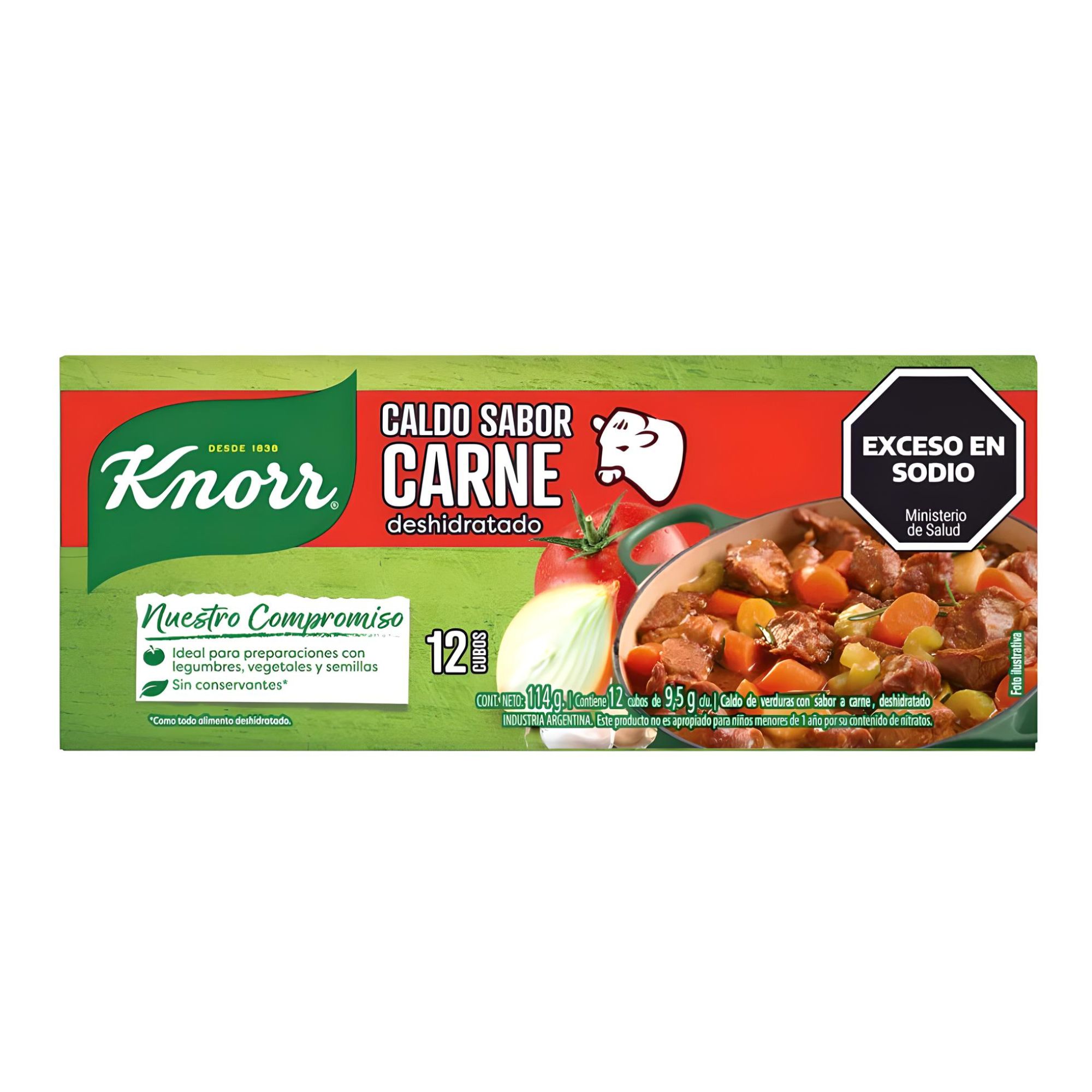 Knorr Caldo sabor carne - Deshidratado - 1 kg : : Alimentación y  bebidas
